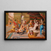 Samson et Dalila - Jean-Baptiste Cariven — framed artwork on a wall