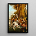 Suzanne et les vieillards - Jean-Baptiste Cariven — framed artwork on a wall