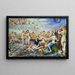 The Feast of the Gods - Jean-Baptiste Cariven — framed artwork on a wall