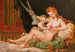 a woman holding the wings of love - Jean-Baptiste Cariven — artwork view