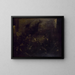 Political Allegory Painting with Portrait of Victor Hugo - Jean-Baptiste Carpeaux — framed artwork on a wall
