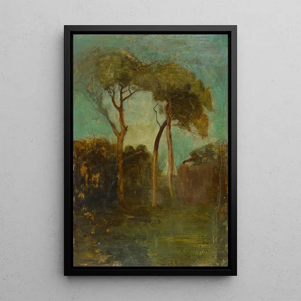 Pins parasols in Italy - Jean-Baptiste Carpeaux — framed artwork on a wall