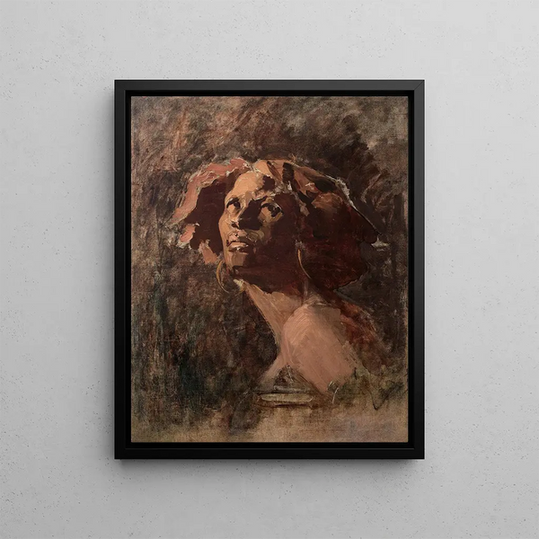 Why Be Born a Slave - Jean-Baptiste Carpeaux — framed artwork on a wall