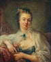 Portrait painting presumed of Jeanne-Élisabeth-Victoire Deshays, wife of the artist - Jean-Baptiste Deshays — artwork view