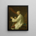 Angel Laurent de La Live de Jully - Jean-Baptiste Greuze — framed artwork on a wall