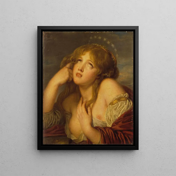 Ariane - Jean-Baptiste Greuze — framed artwork on a wall