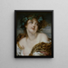 Bacchante - Jean-Baptiste Greuze — framed artwork on a wall