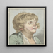 Head of a Boy - Jean-Baptiste Greuze — framed artwork on a wall