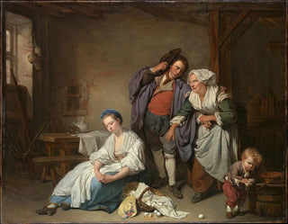 Oeufs cassés - Jean-Baptiste Greuze — artwork view