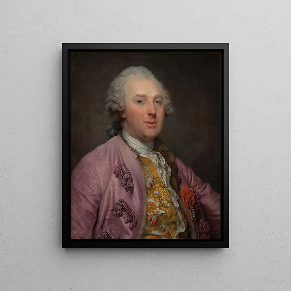 Charles Claude de Flahaut 1730-1809 Count d'Angiviller - Jean-Baptiste Greuze — framed artwork on a wall
