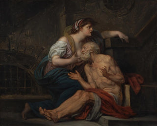 Cimon et Pero, la charité romaine - Jean-Baptiste Greuze — artwork view