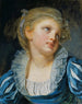 Girl in Blue Dress - Jean-Baptiste Greuze — artwork view