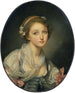 Girl with a Gauze Scarf - Jean-Baptiste Greuze — artwork view