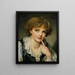 Head of a Boy - Jean-Baptiste Greuze — framed artwork on a wall