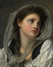 Head of a Young Woman - Jean-Baptiste Greuze — artwork view
