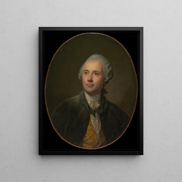 Jean Jacques Caffieri 1725-1792 - Jean-Baptiste Greuze — framed artwork on a wall