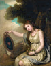 Young Girl Sitting - Jean-Baptiste Greuze — artwork view