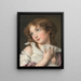 The message of love - Jean-Baptiste Greuze — framed artwork on a wall