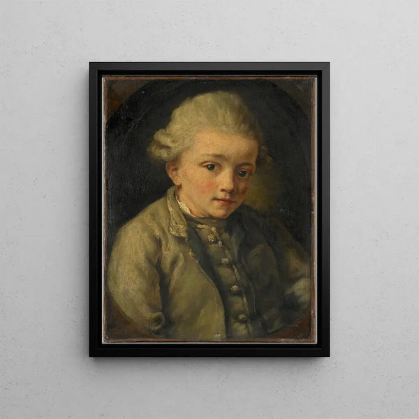 Mozart - Jean-Baptiste Greuze — framed artwork on a wall