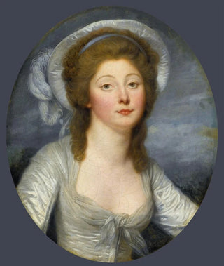 JeanBaptiste Greuze - Portrait Of A Young Woman Called Mademoiselle Montredon.webp