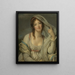 Portrait of Madame Van Westrenen de Tremaat - Jean-Baptiste Greuze — framed artwork on a wall