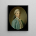 Portrait of the Marquis de Saint-Paul - Jean-Baptiste Greuze — framed artwork on a wall
