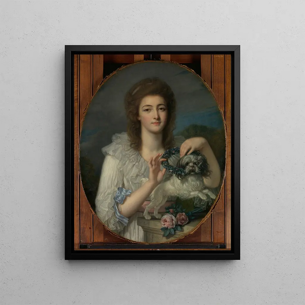 Princess Varvara Nikolaevna Gagarina 1762-1802 - Jean-Baptiste Greuze — framed artwork on a wall