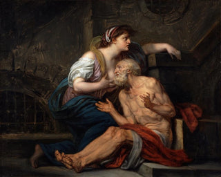 La Charité romaine - Jean-Baptiste Greuze — artwork view