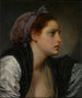 Study of a Woman's Head - Jean-Baptiste Greuze — artwork view