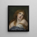 the bust of a young girl named Virginie - Jean-Baptiste Greuze — framed artwork on a wall