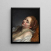 The Dreamer - Jean-Baptiste Greuze — framed artwork on a wall