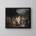 The Hermit - Jean-Baptiste Greuze — framed artwork on a wall