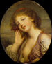 The Listening Woman - Jean-Baptiste Greuze — artwork view