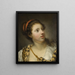La nymphe Callisto - Jean-Baptiste Greuze — framed artwork on a wall