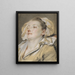 La Mère Bien-Aimée - Jean-Baptiste Greuze — framed artwork on a wall