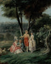 Promenade dans un parc - Jean-Baptiste Hilaire — artwork view
