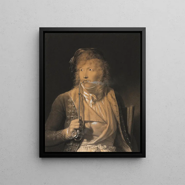 Jacques Luc Barbier Valbonne - Jean-Baptiste Isabey — framed artwork on a wall