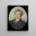 Portrait of a man, perhaps Alexander I, Emperor of Russia - Jean-Baptiste Isabey — framed artwork on a wall