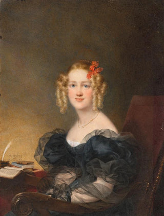 JeanBaptiste Isabey - Portrait of a Woman.webp