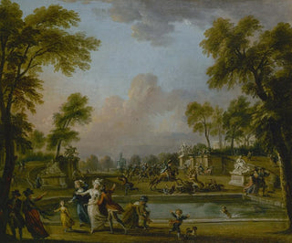 The Charge of the Prince of Lambesc in the Tuileries Garden, July 12, 1789 - Jean-Baptiste Lallemand — artwork view