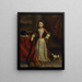 Portrait of a young boy - Jean-Baptiste Lantscroon — framed artwork on a wall