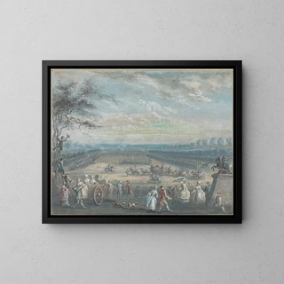 A review of the Champ de Mars - Jean-Baptiste Le Paon — framed artwork on a wall