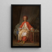 Portrait of an Oriental - Jean-Baptiste Le Prince — framed artwork on a wall