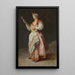 The Musician - Jean-Baptiste Le Prince — framed artwork on a wall