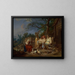 The Russian Cradle - Jean-Baptiste Le Prince — framed artwork on a wall