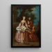 The Lottery - Jean-Baptiste Lebel — framed artwork on a wall