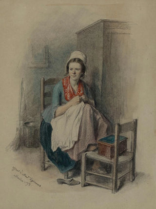 JeanBaptiste Madou - Woman Sewing.webp