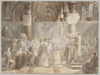 A Baptism in Revolutionary France - Jean-Baptiste Mallet — artwork view