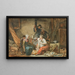 Interior scene - Jean-Baptiste Mallet — framed artwork on a wall