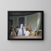 La visite aux jeunes maris - Jean-Baptiste Mallet — framed artwork on a wall
